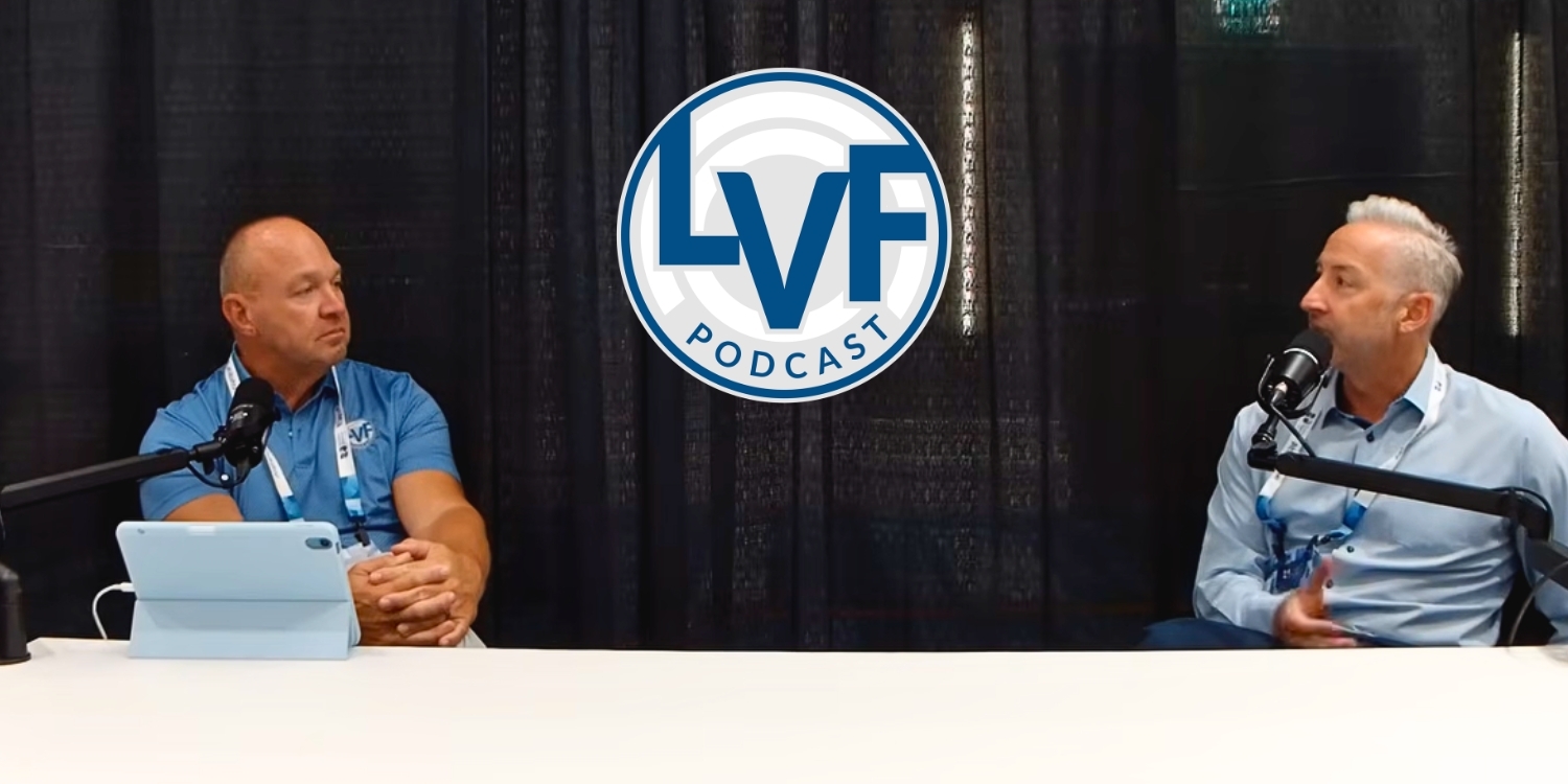 Tom Maxwell and Jay Duty speaking together on the Last Visit First podcast, live from the 2026 Homecare Homebase Users Conference.